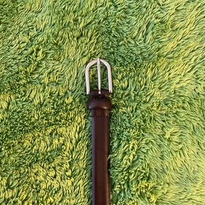 Eddie Bauer XL brown dressy Italian leather belt